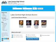 Tablet Screenshot of lakecentralhighschool.org